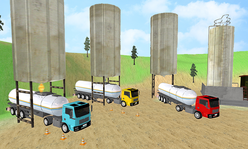 Oil Tanker Transport Truck Game截图3