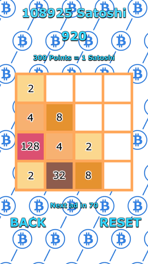 Satoshi 2048截图2