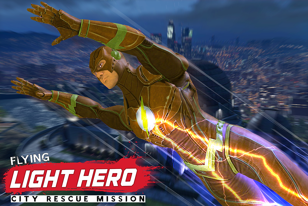 Flying Light Hero City Rescue Missions截图4