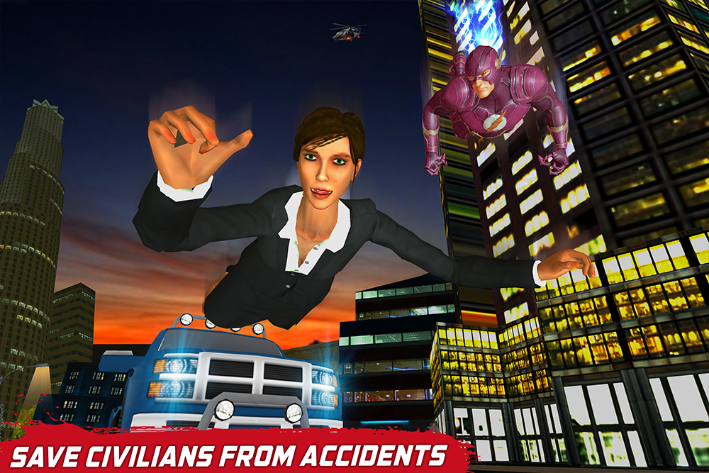 Flying Light Hero City Rescue Missions截图1