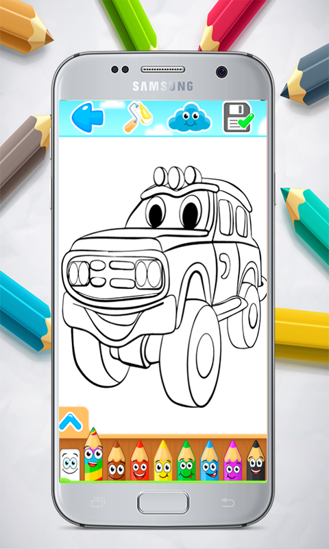 Cars Coloring Pages截图1