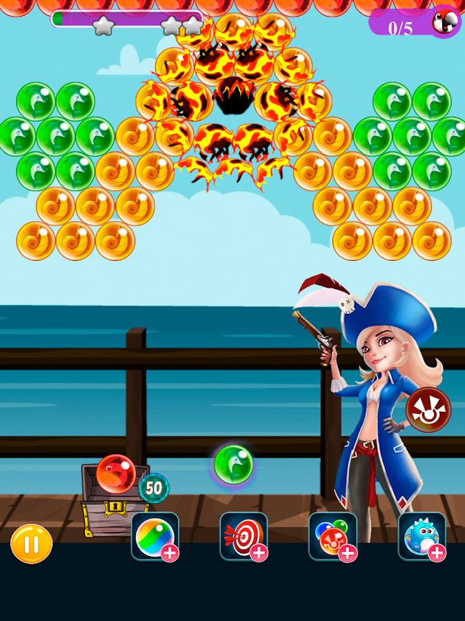 Pirate Bubbles - Macaw Rescue截图5