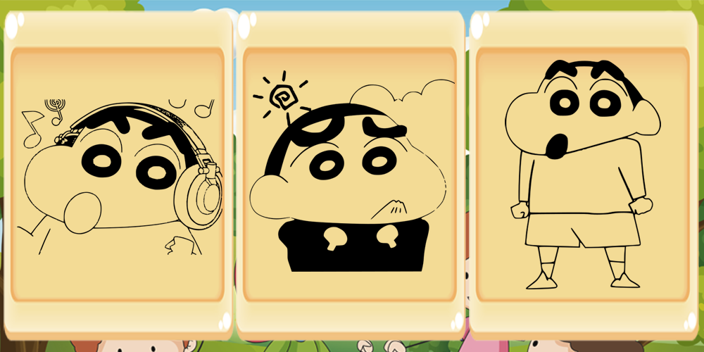 Shin Chan Coloring book - Coloring Shin Chan截图3