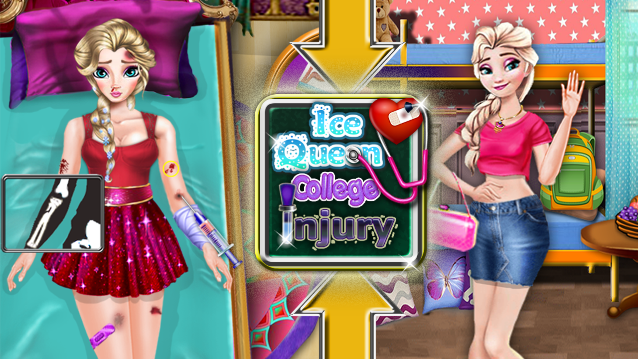 Ice Princess College Injury Doctor Game截图3