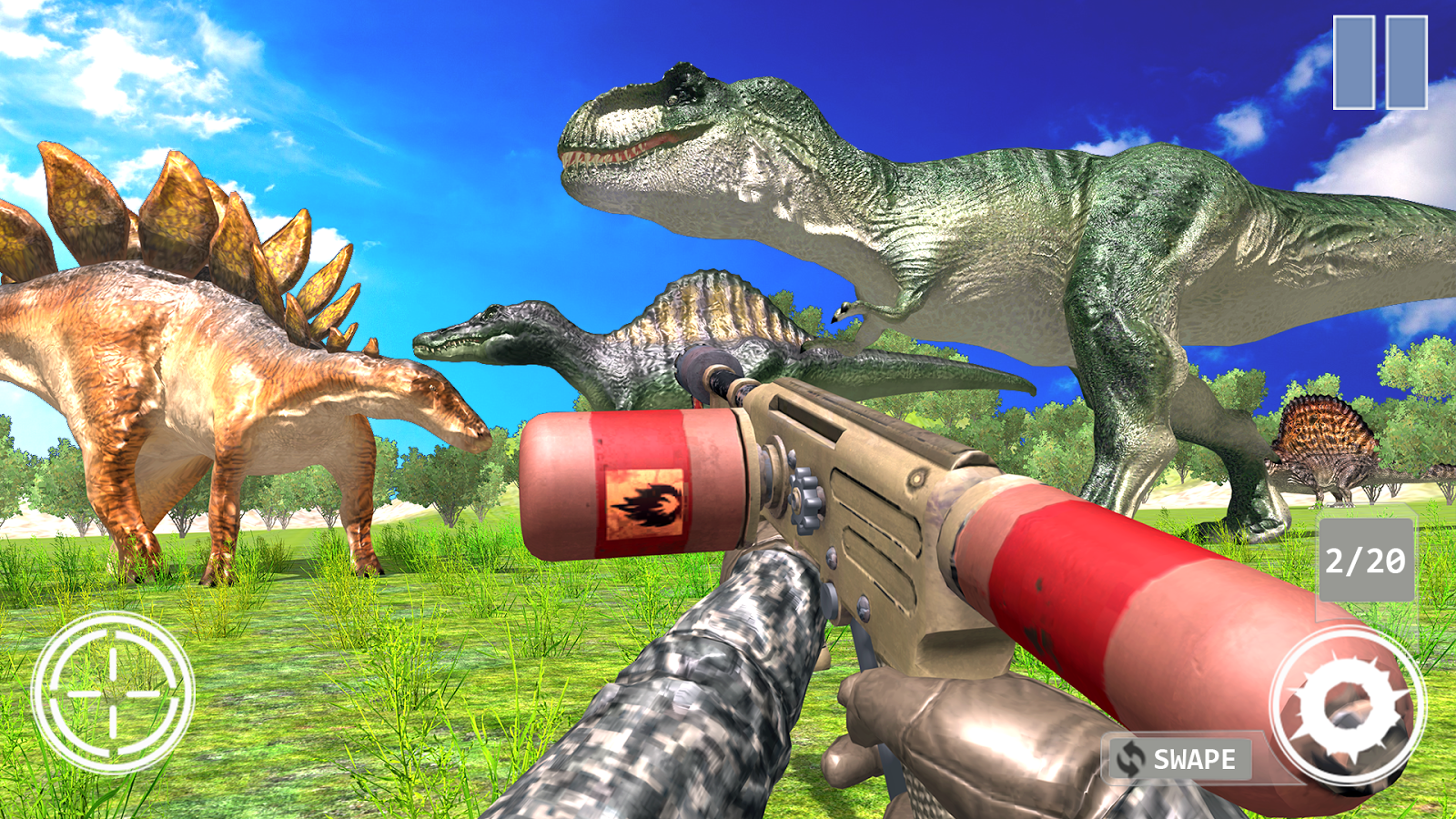 Dinosaur Hunter Free 2截图2