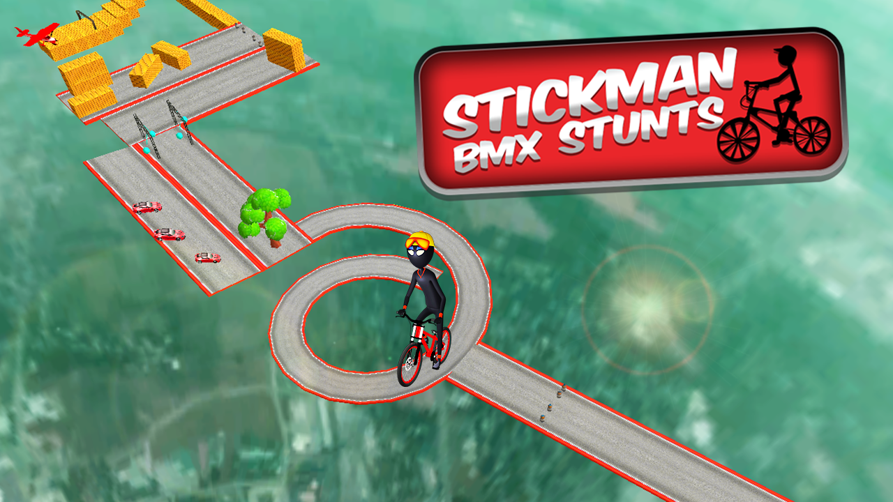 Stickman BMX Stunts截图2