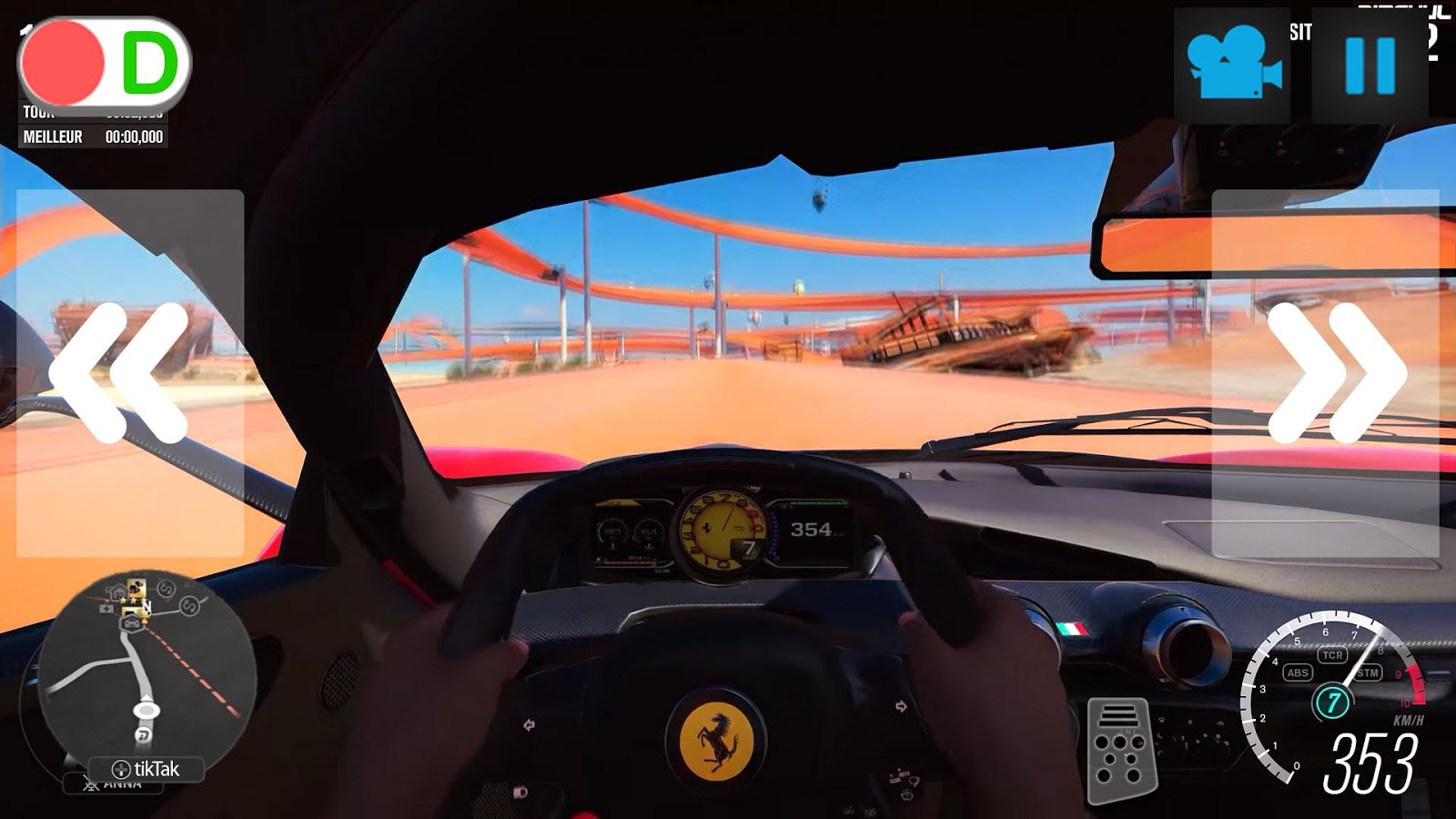 City Driver Ferrari LaFerrari Simulator截图2