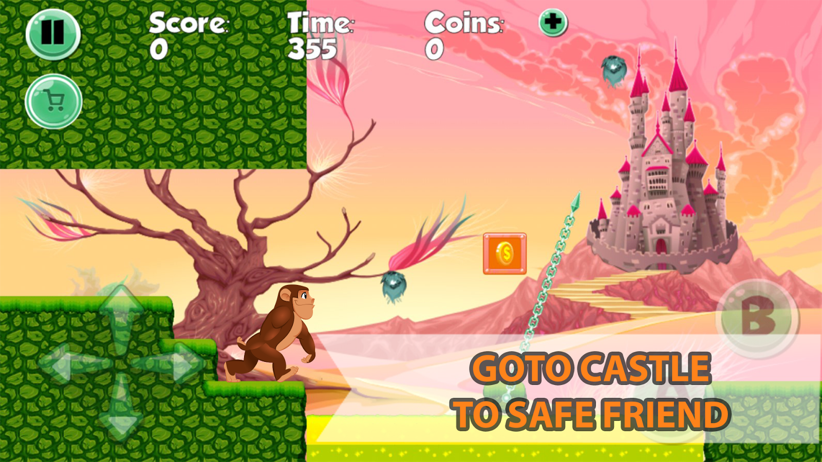 Super Monkey Jump Jungle Adventure截图2