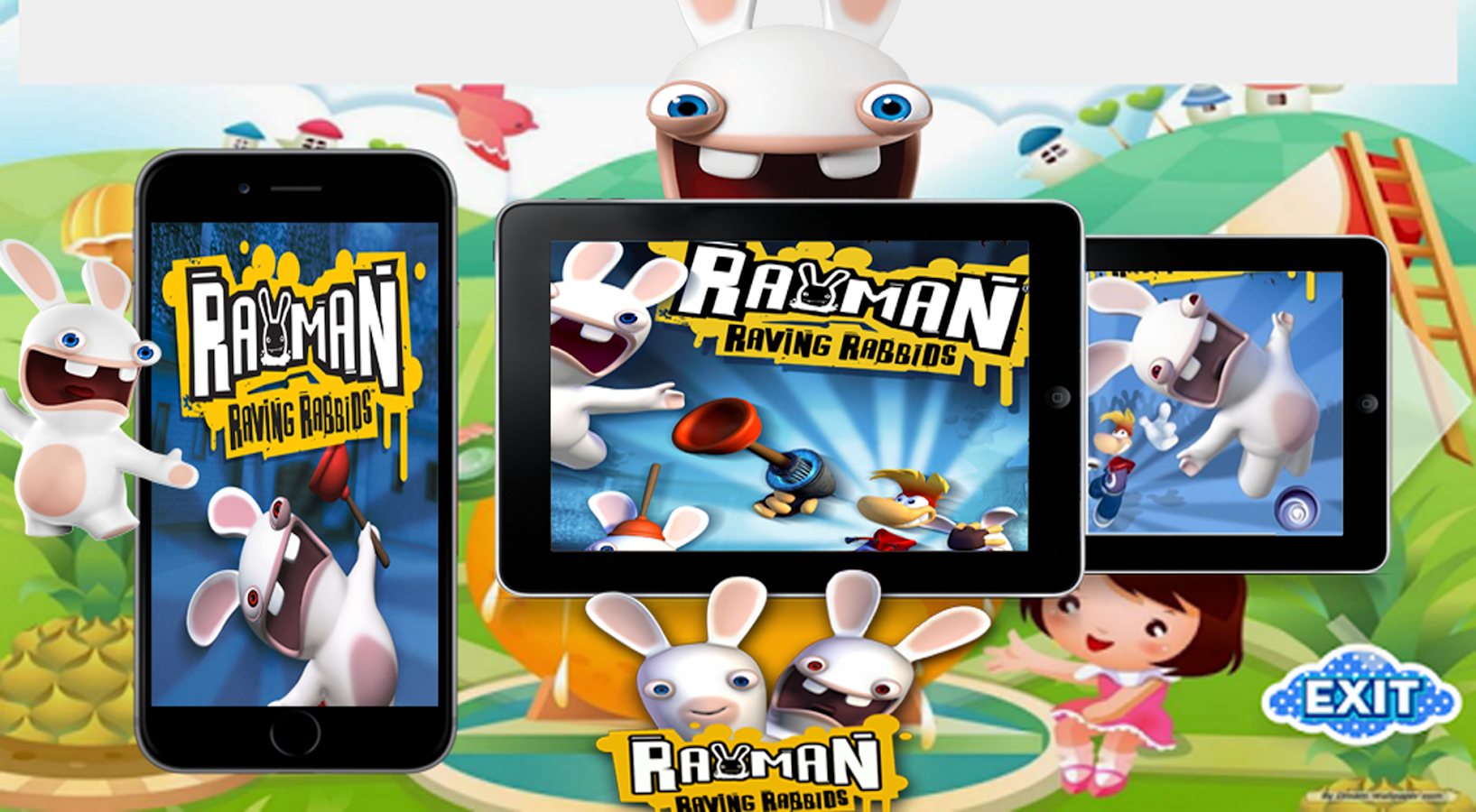 Raving rabbids game截图1