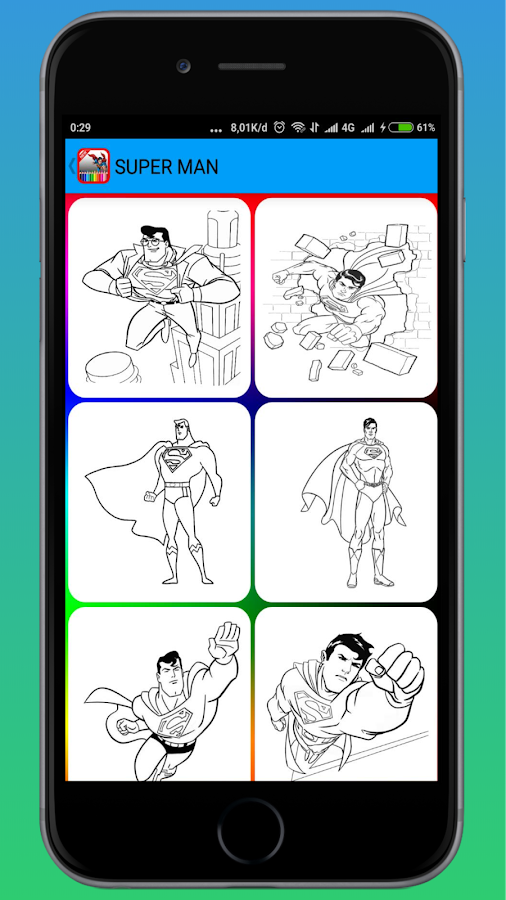 Coloring Book Of Super Hero截图2