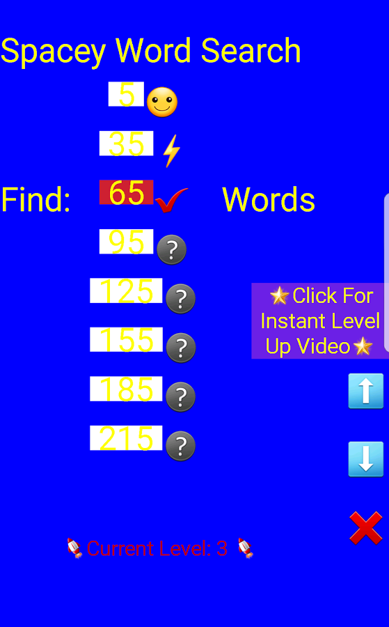 Spacey Word Search截图4