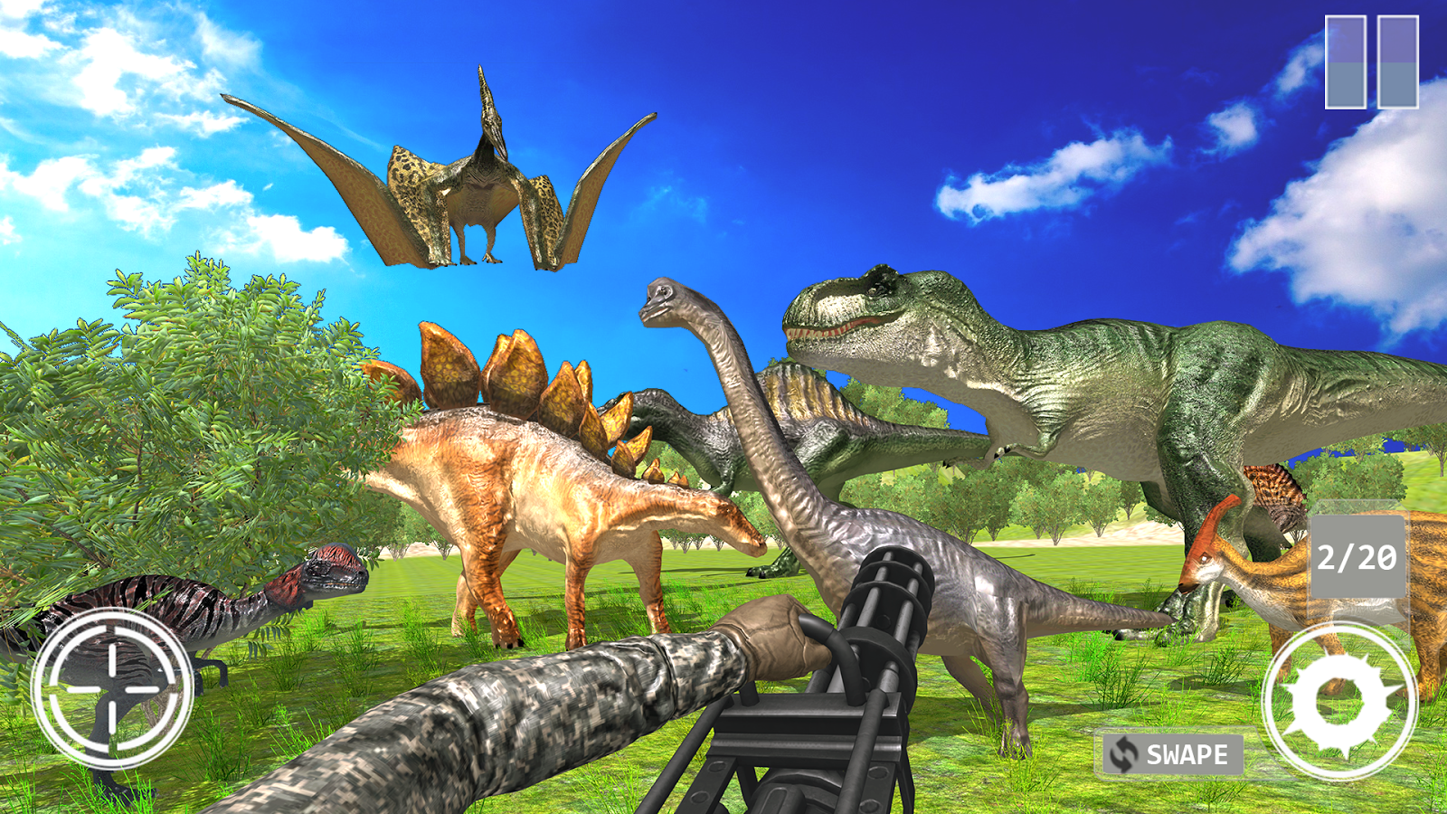 Dinosaur Hunter Free 2截图1