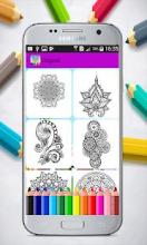 Flowers Mandala coloring book截图4