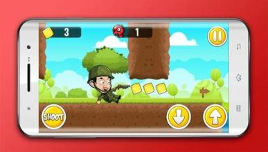 Shooter Mr Bean The Soldierman Adventures Game截图4