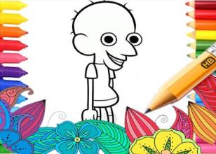 Clarence coloring game截图3