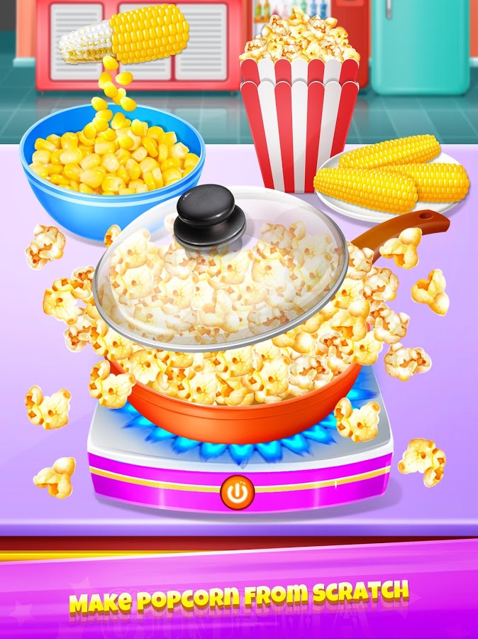 Popcorn Maker - Yummy Rainbow Popcorn Food截图3