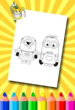 Minion Coloring Pages截图1