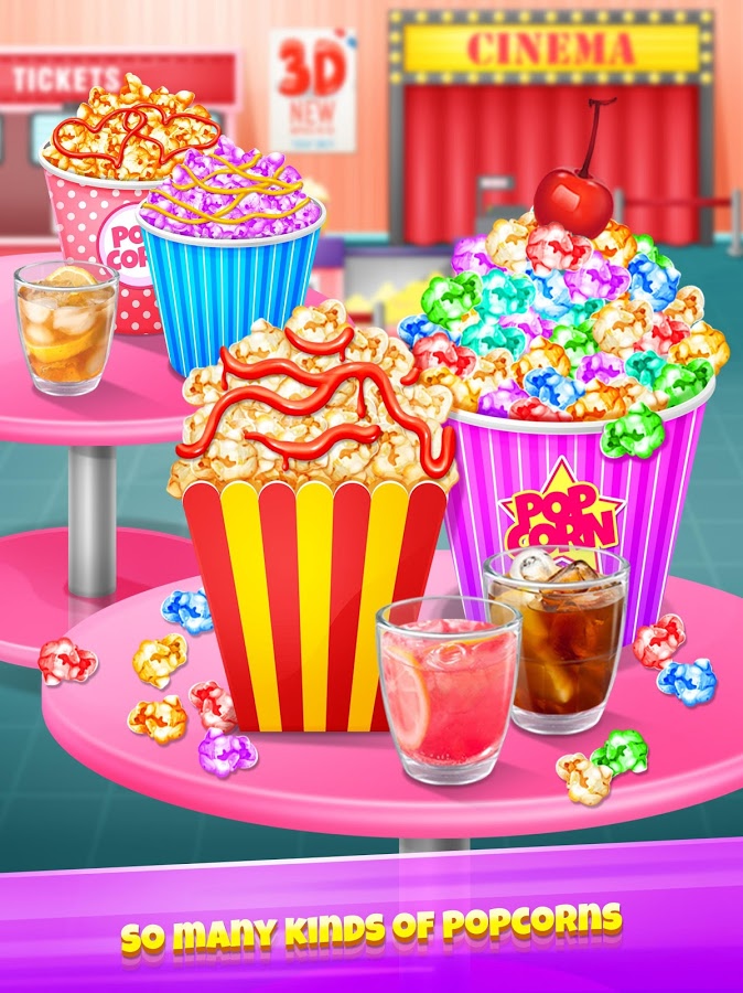 Popcorn Maker - Yummy Rainbow Popcorn Food截图4