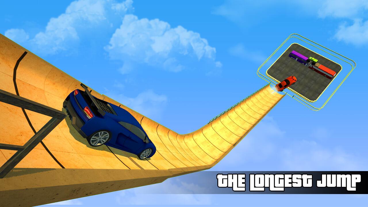 Biggest Mega Ramp Jump - Driving Games截图2