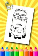 Minion Coloring Pages截图5