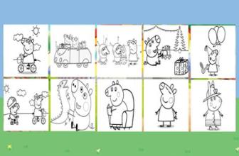 Peppa＆Pig着色PaintBox截图3