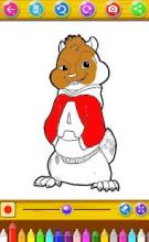 Chipmunks Coloring Book games for adult截图3