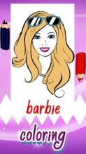 Coloring Game for Barbie截图4