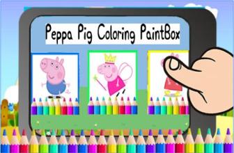 Peppa＆Pig着色PaintBox截图1