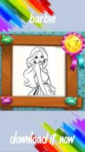 Barbie Coloring Page截图3