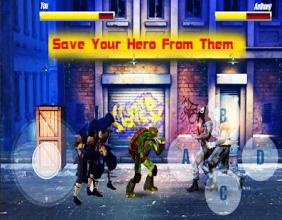 Super Ninja & Turtles Fight: Legends of BeatEm-Up截图1