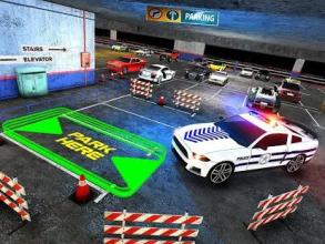 Multi Level Police Car Parking截图2