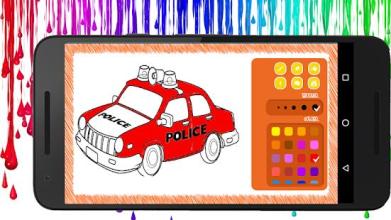 Cars Coloring Page - Free Game For Kids截图2