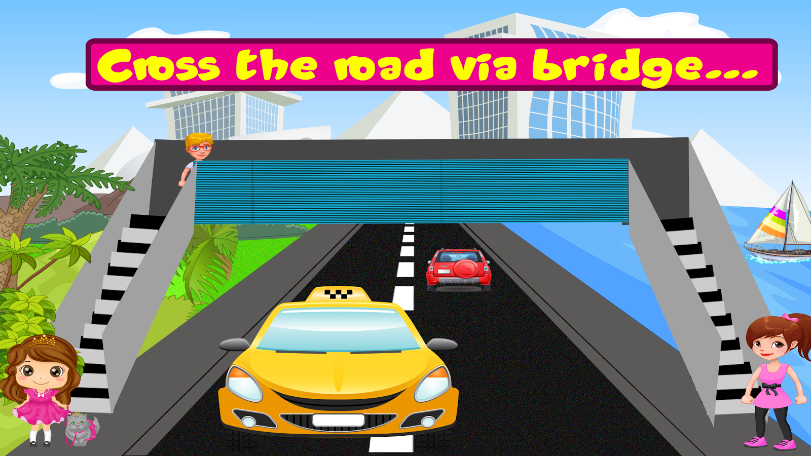 Kids Road Safety Guide : Street walking training截图3