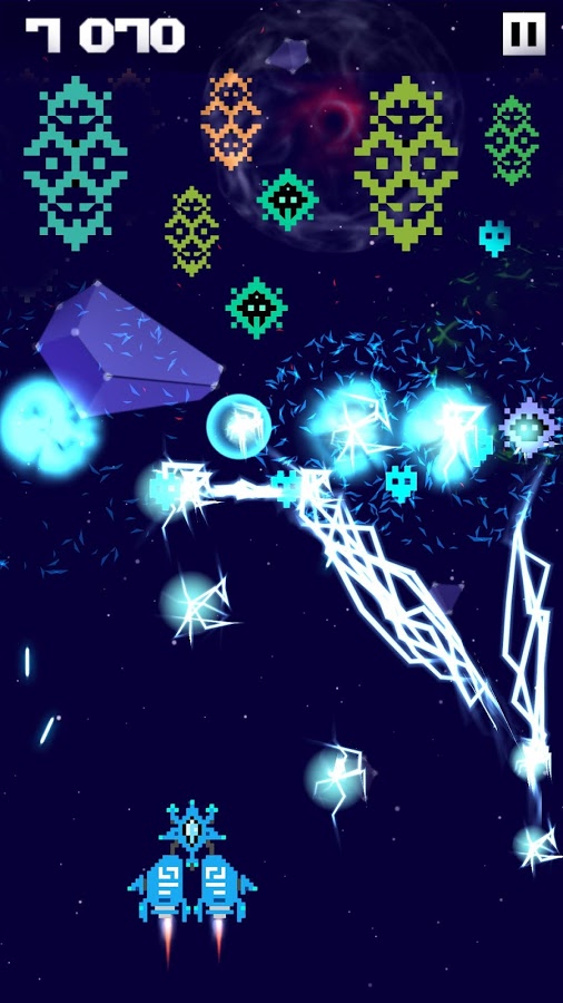 Space Intruder: Galaxy AirCraft Old School Shooter截图2