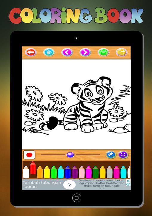 Game Anak Mewarnai Hewan 2018截图2