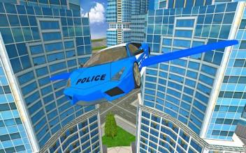 Futuristic Police Flying Car Sim 3D截图1