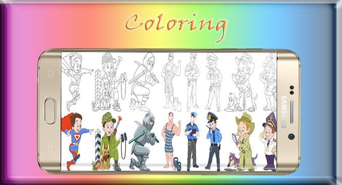 coloring books super heros截图2