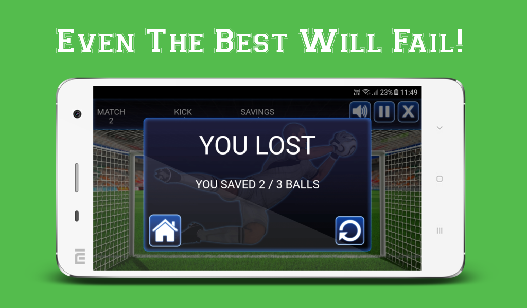 Goalkeeper Challenge - Soccer Fever!截图1