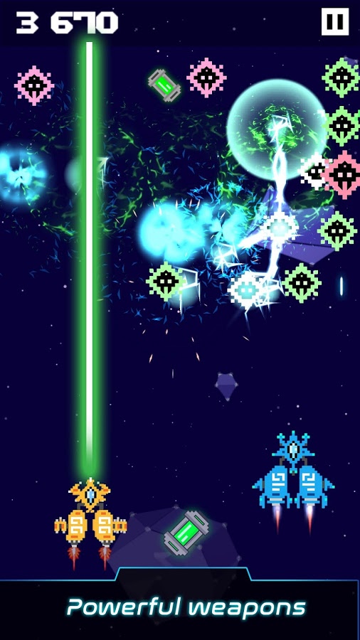 Space Intruder: Galaxy AirCraft Old School Shooter截图3