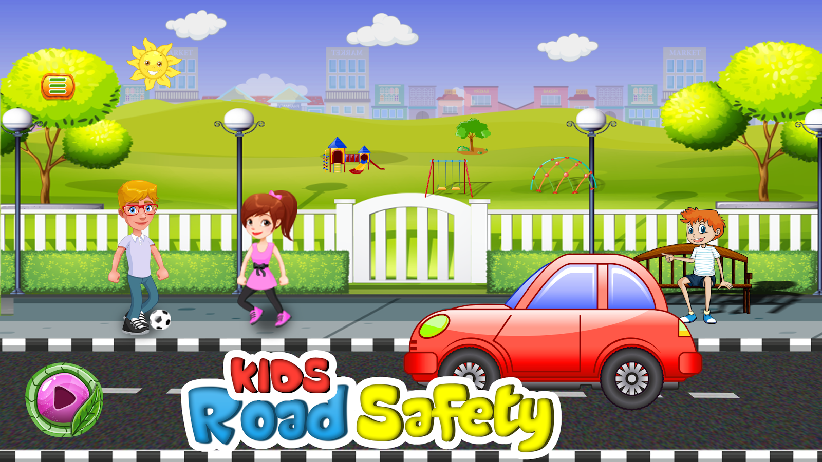Kids Road Safety Guide : Street walking training截图4