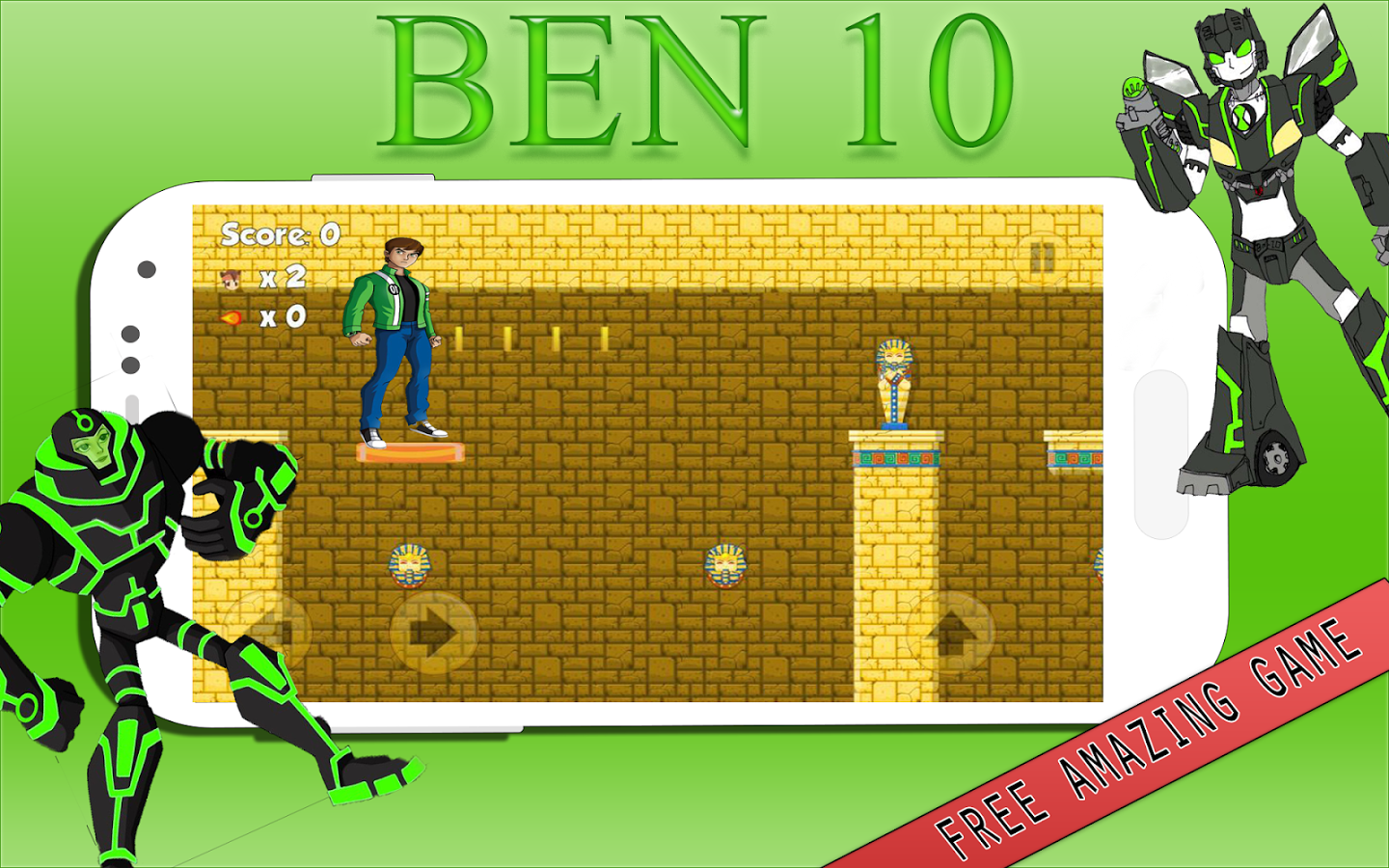 Hero Ben Fight Alien Battle截图3