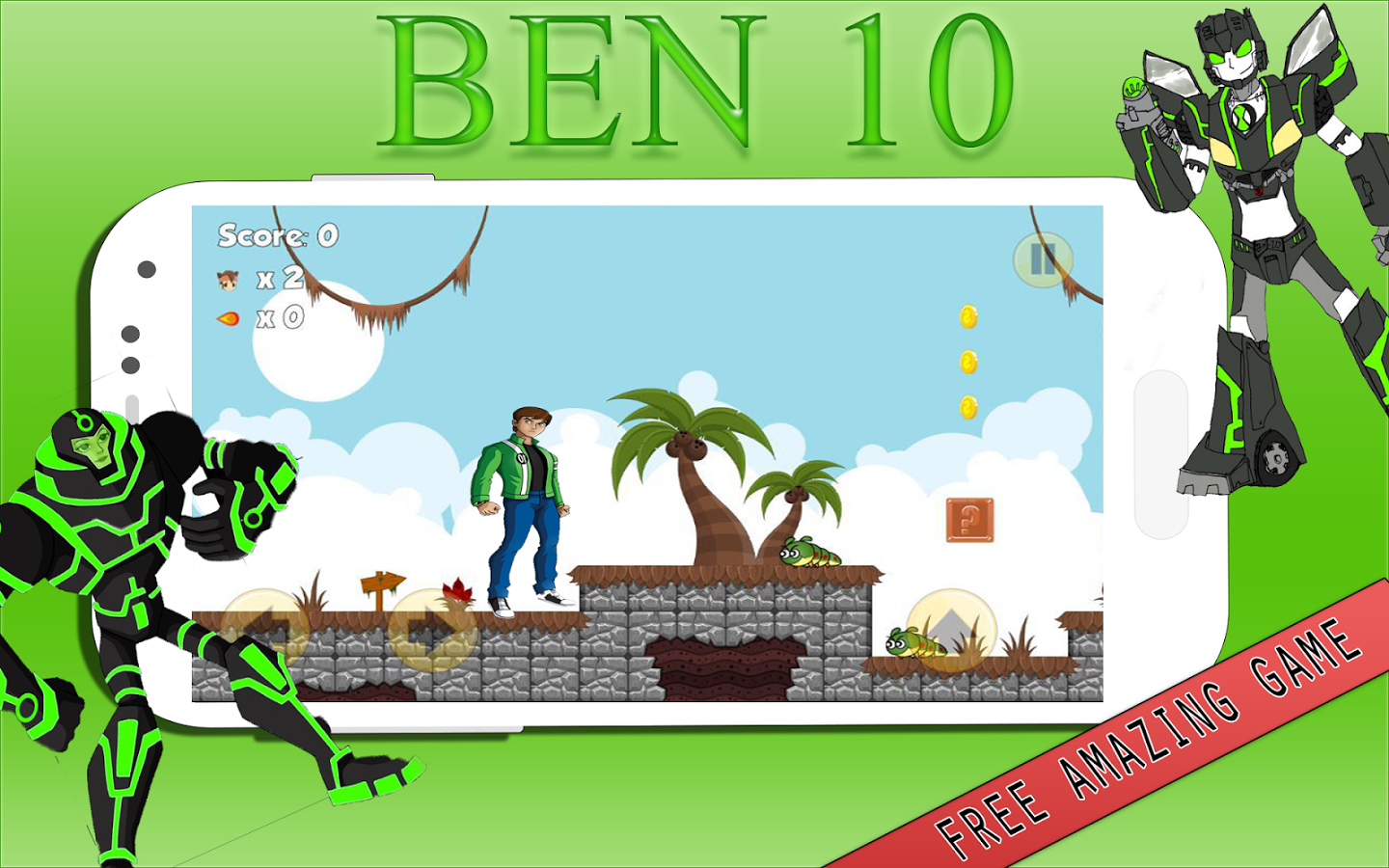 Hero Ben Fight Alien Battle截图5