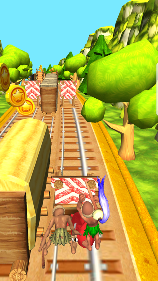 Uganda Knuckles Subway: Train Surfer Rush截图3