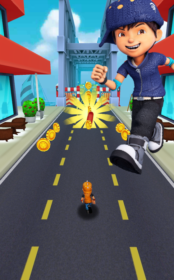 BoBoiBoy Subway Surfer: Run & Dash 3D Subway Game截图2