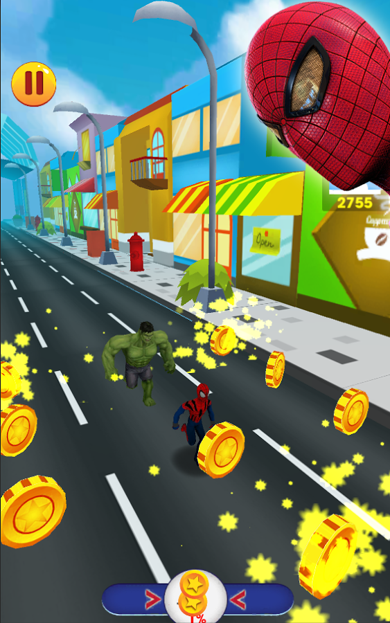 Subway SpiderVerse Rush: avenger spiderman 3D Game截图4