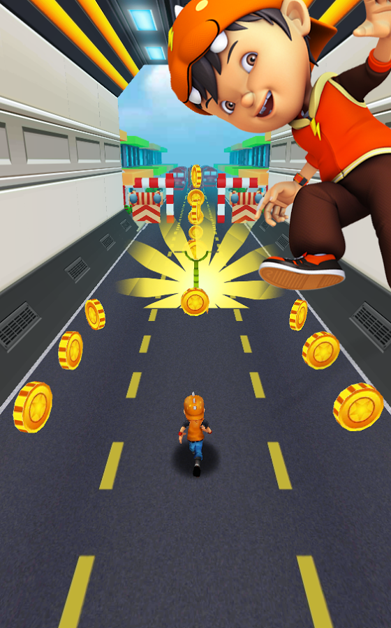 BoBoiBoy Subway Surfer: Run & Dash 3D Subway Game截图3