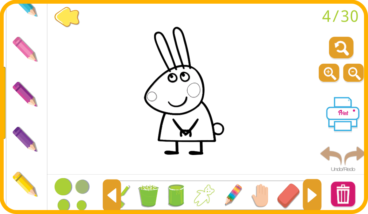 Coloring book for Peppa Piggy截图4