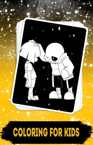 Coloring Book: Undertale Sans截图3