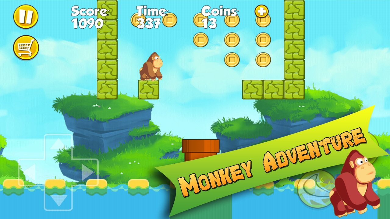 Monkey Adventure Run截图3