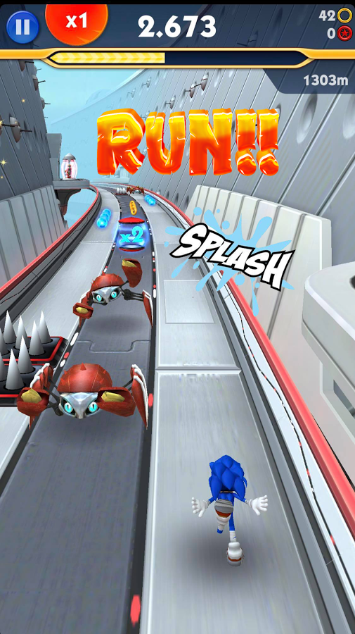 Super Sonic Dash Runners Adventure 3D截图5